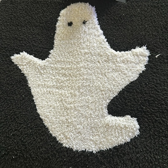 Rachel Zoe Halloween bath rug haunted house black and white ghost 👻👻👻 - Picture 4 of 5